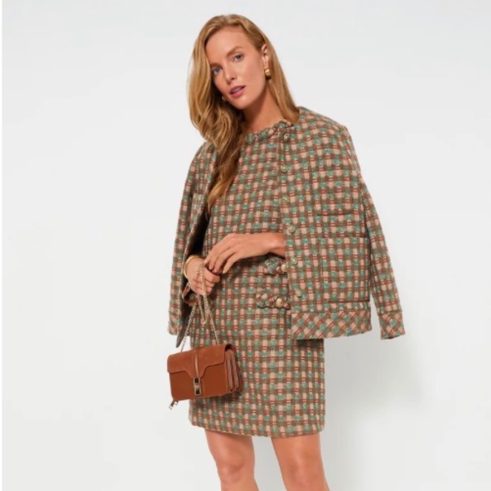 Tuckernuck Neopolian Tweed Sleeveless Jackie Dress M